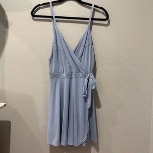 Kimchi Blue Veruca Skorted Wrap Romper — Size Medium